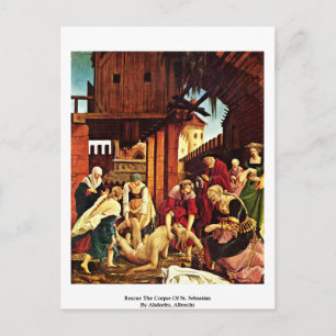 Carte Postale Secourir Le cadavre De Saint-Sébastien