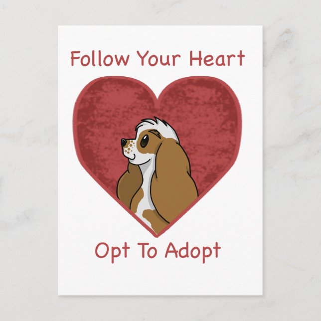 Carte Postale Secourt Cocker Spaniel (Devant)