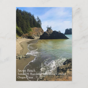 Carte Postale Secret Beach, Samuel H. Boardman, Oregon