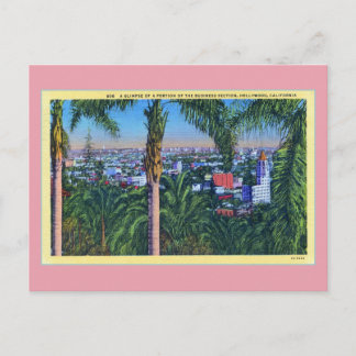 Carte Postale Section affaires Vintages Hollywood CAL