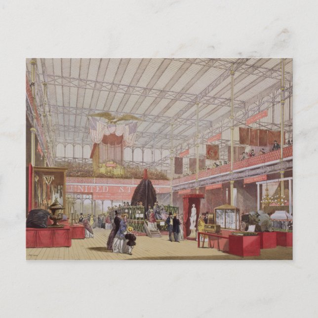 Carte Postale Section américaine de la Grande Exposition (Devant)