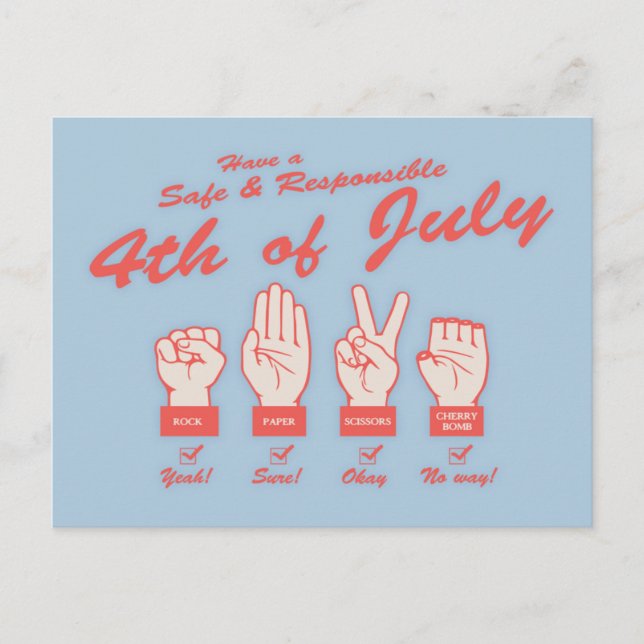 Carte Postale Sécurisé et responsable 4e (Devant)