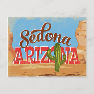 Carte postale Sedona Arizona Vintage voyage