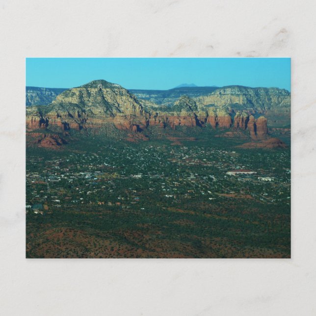 Carte Postale Sedona et Coffee Pot Rock d'en haut (Devant)