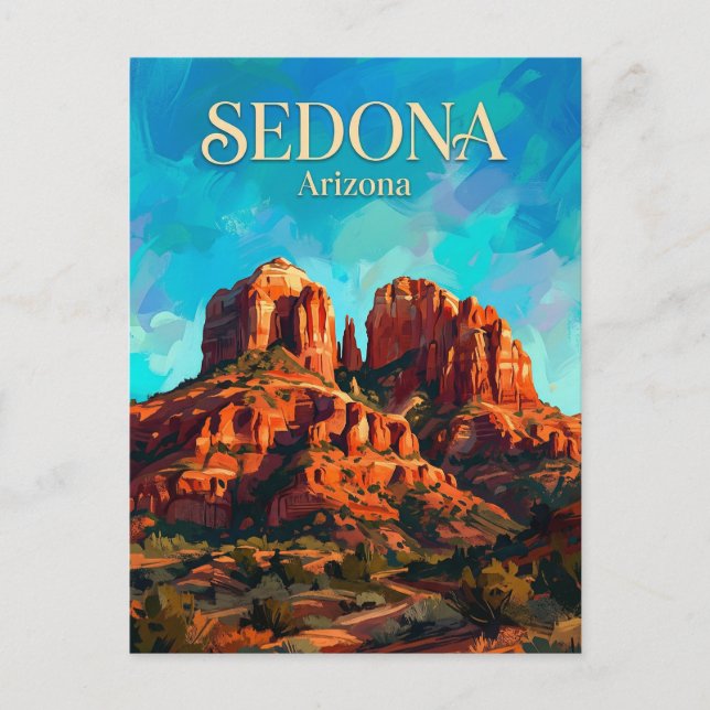 Carte Postale Sedona États-Unis (Devant)