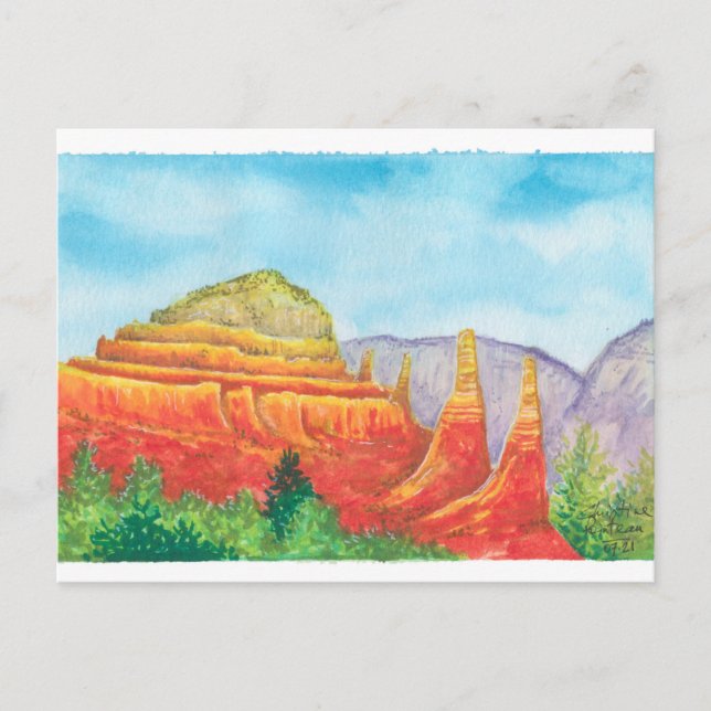 Carte Postale Sedona Rocks (Devant)