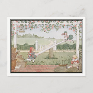 Carte Postale See-Saw, Marjorie Daw de H. Willebeek Le Mair