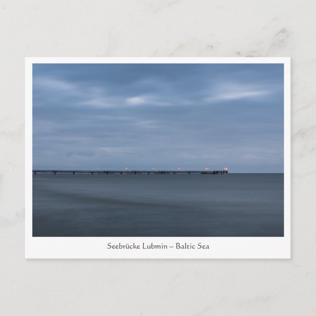Carte Postale Seebrücke Lubmin (Devant)