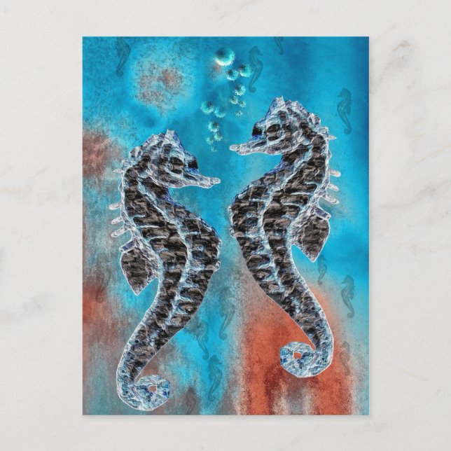 Carte Postale Seepferdchen (Devant)