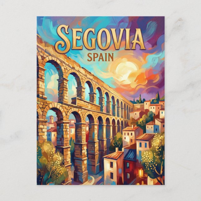 Carte Postale Ségovie Espagne (Devant)