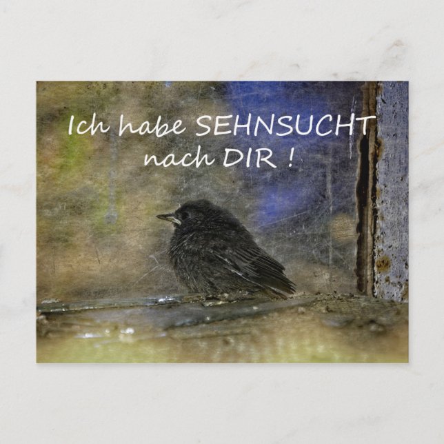 Carte Postale Sehnsucht nach Dir - (Devant)