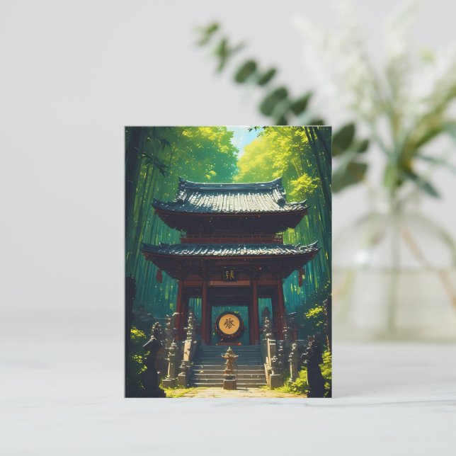 Carte Postale "Seijaku no Mon" – Porte de la Tranquillité (Debout devant)