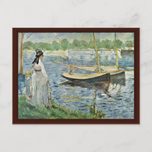 Carte Postale Seine À Argenteuil Par Manet Edouard