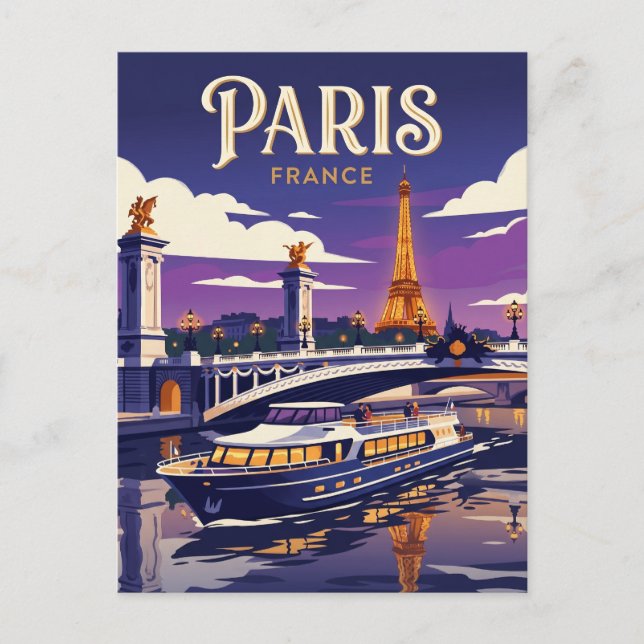 Carte Postale Seine Rivière France (Devant)