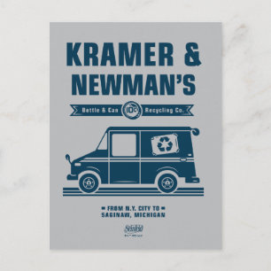 Carte Postale Seinfeld   Kramer & Newman's Recycling Co.