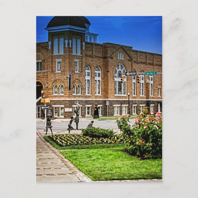 Carte Postale Seizième rue Église baptiste 102 (Devant)