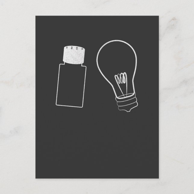 Carte Postale Sel et lumière Versets de la Bible Matthieu 5:13-1 (Devant)