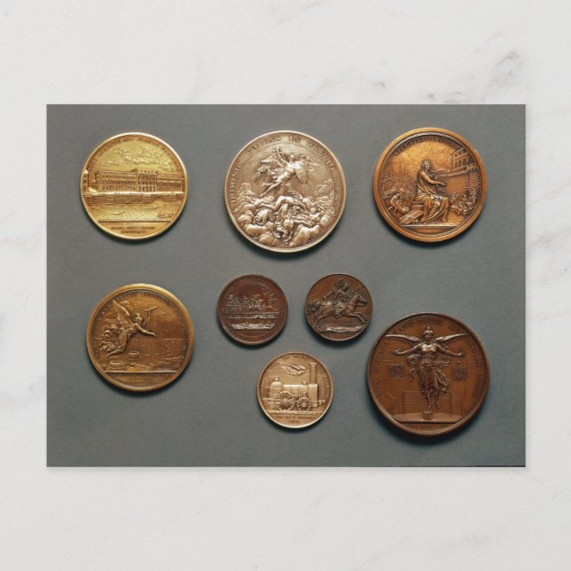 Carte Postale Sélection des médailles (Devant)