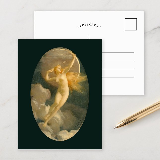 Carte Postale Selene, déesse de la lune | Jules Machard (Créateur téléchargé)
