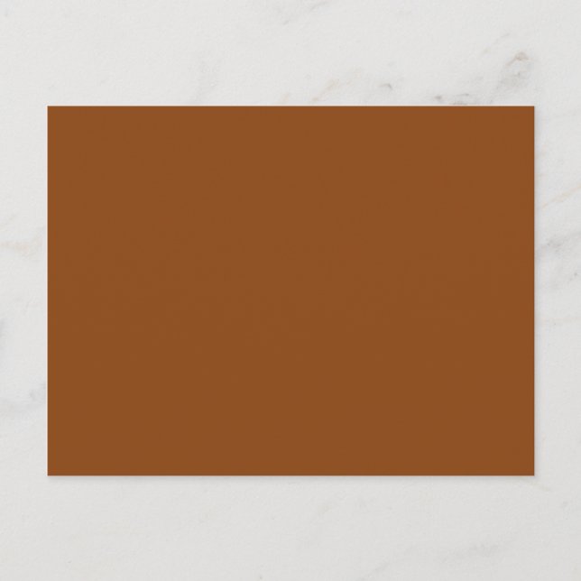 Carte Postale selle couleur brun (Devant)