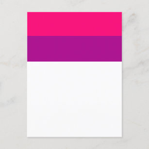 Carte Postale Semi-bisexual pride flag