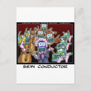 Carte Postale Semi Conducteur d'Orchestres T-shirts et Cadeaux A