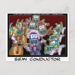 Carte Postale Semi Conducteur D'orchestres T-shirts et Cadeaux A