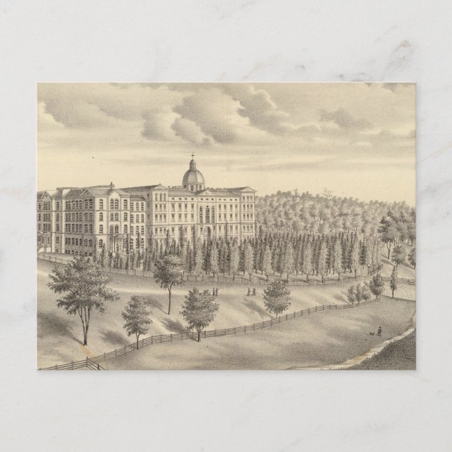 Carte Postale Séminaire de Saint François de Vente, Milwaukee Co (Devant)