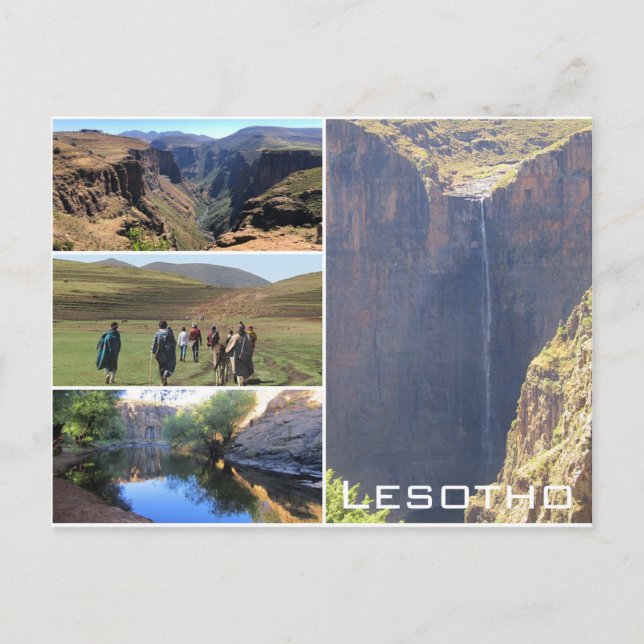 Carte Postale semonkong maletsunyane (Devant)