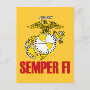Carte Postale Semper Fi [EGA]