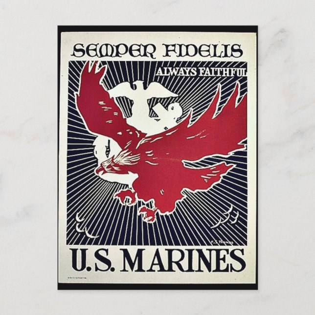 Carte Postale Semper Fidelis (Devant)