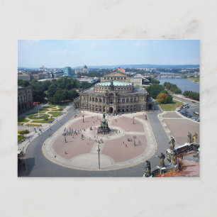 Carte Postale Semperoper de Dresde Germany
