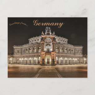 Carte Postale Semperoper Dresden Allemagne