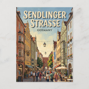 Carte Postale Sendlinger Straße Munich Allemagne