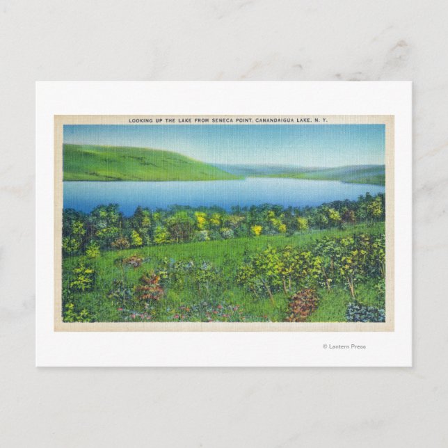 Carte Postale Seneca Point Vue du lac (Devant)