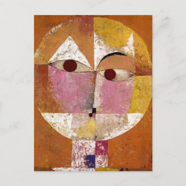 Carte Postale Senecio (Baldgreis) (1922) de Paul Klee	 (Devant)