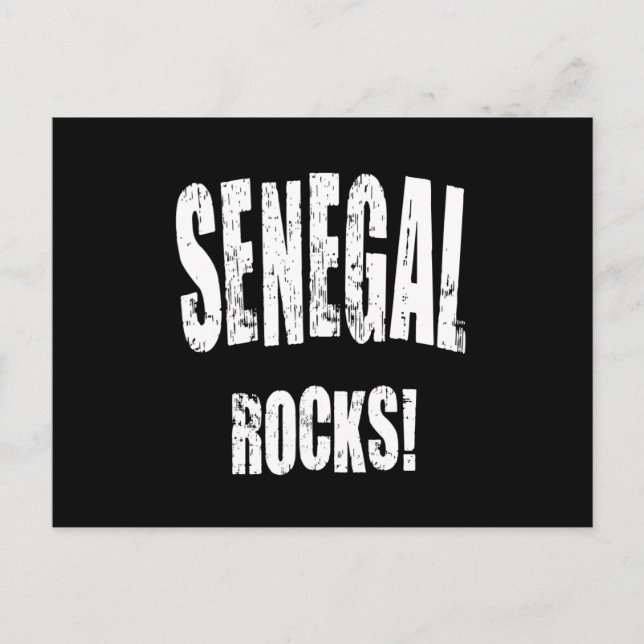 Carte Postale Sénégal Rocks ! (Devant)