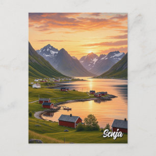 Carte Postale Senja Norvège Voyage