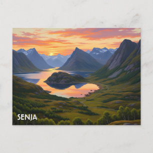 Carte Postale Senja Norvège Voyage