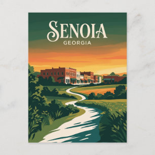 Carte Postale Senoia États-Unis