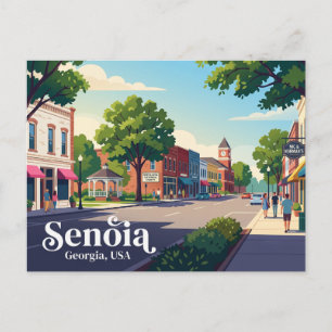Carte Postale Senoia Historic Downtown USA
