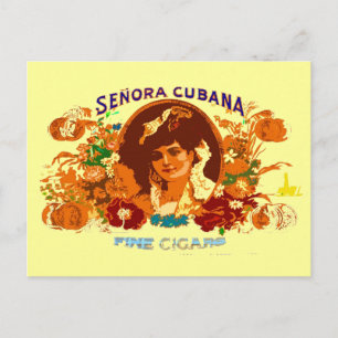 CARTE POSTALE SENORA CUBANA