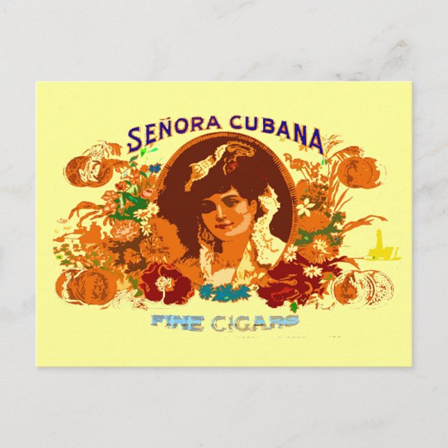 CARTE POSTALE SENORA CUBANA (Devant)