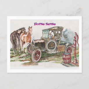 Carte Postale Sens du cheval