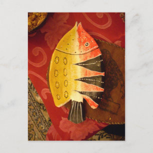 Carte Postale Sensation striée Tigre Barbe Poisson Imprimer