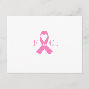Carte postale Sensibilisation au cancer du sein