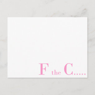 Carte postale Sensibilisation au cancer du sein