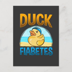 Carte Postale Sensibilisation au diabète T1D Santé Médicale diab