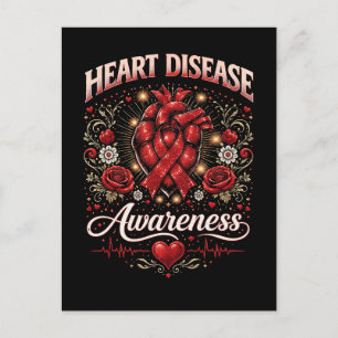 Carte Postale Sensibilisation aux maladies cardiaques