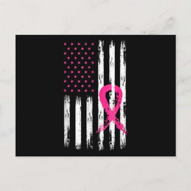 Carte Postale Sensibilisation des femmes au cancer du sein Vinta (Devant)